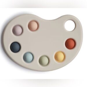 Mushie Paint Palette Press Toy